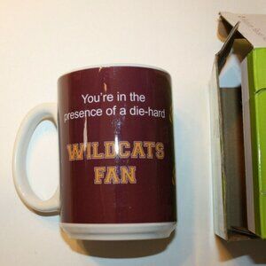 Wildcats Cup Coffee Ceramic Mug Die Hard Fans Cheer Accordingly or Shut Up